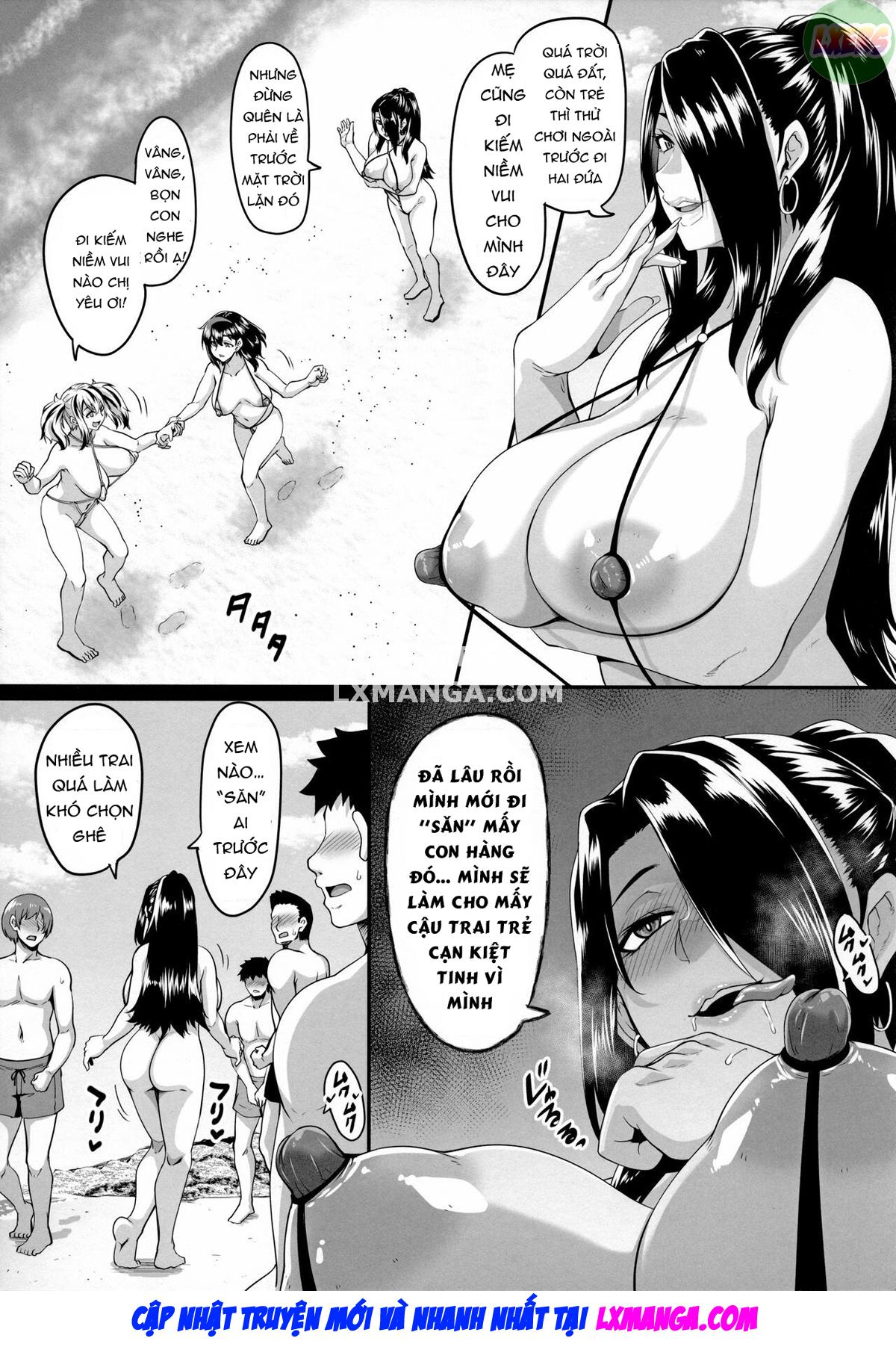 Kazoku Ryokou wa Yarimoku Beach de Sex Zanmai Chapter 1 - Page 9