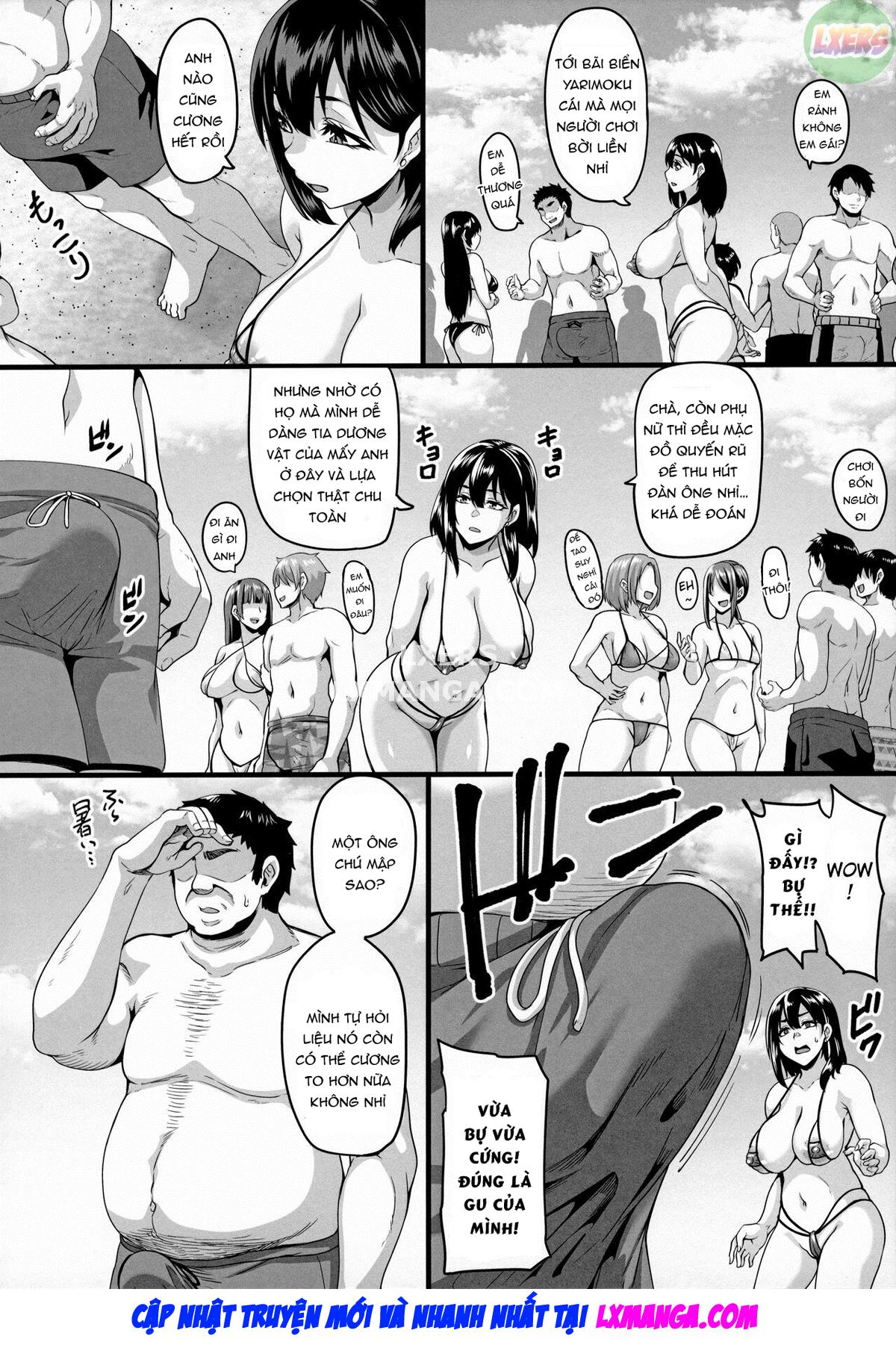 Kazoku Ryokou wa Yarimoku Beach de Sex Zanmai Chapter 1 - Page 12