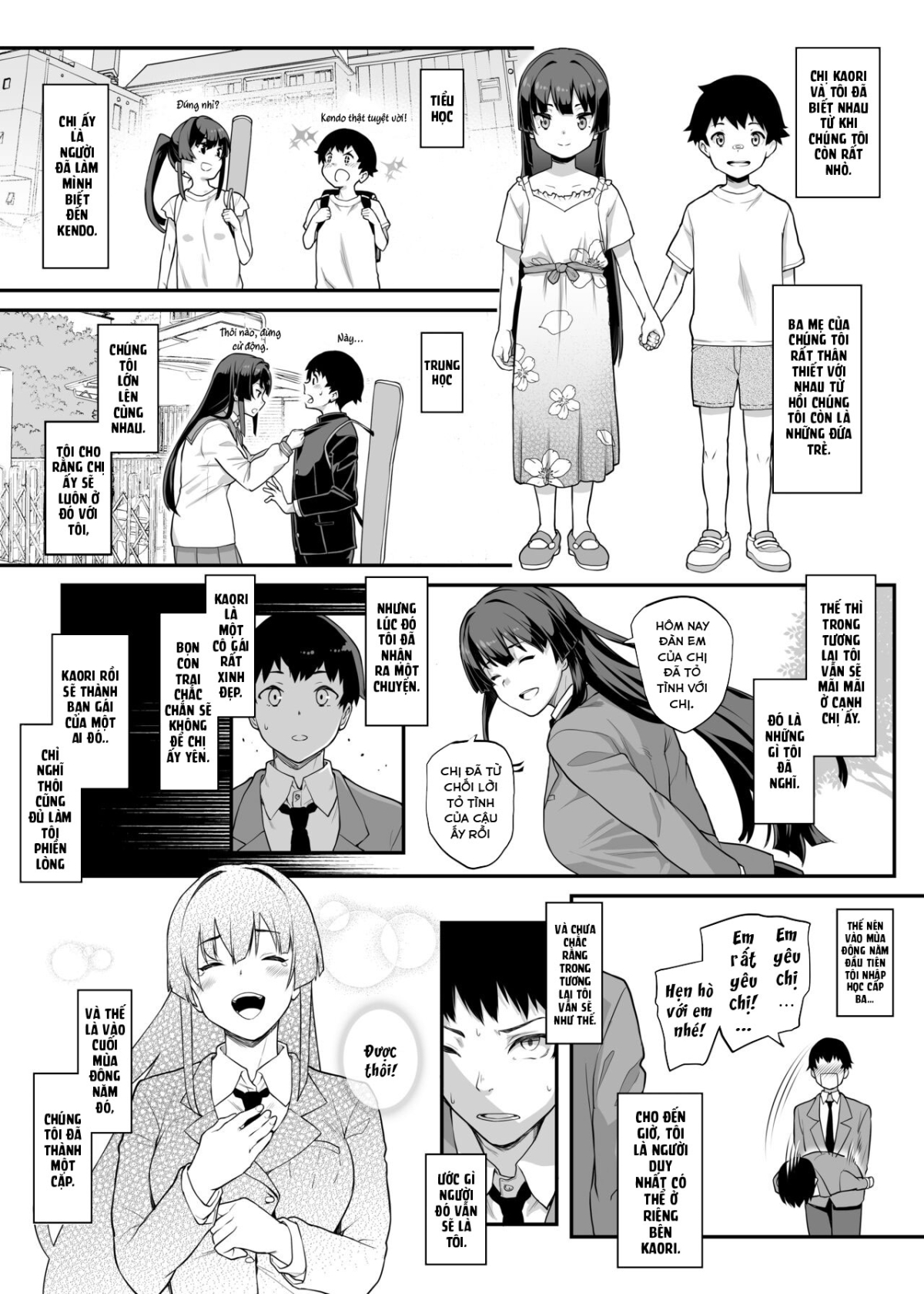 Kendoubu Shushou de Osananajimi no Bijin de Tsuyoi Boku no Kanojo ga, Charao ni Assari Otosareru Wake ga Nai Oneshot - Page 7