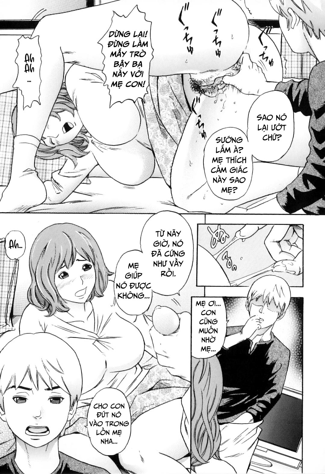 Khát khao mẹ và con trai Chap 08 - Bờ mông xinh đẹp của mẹ - Page 7