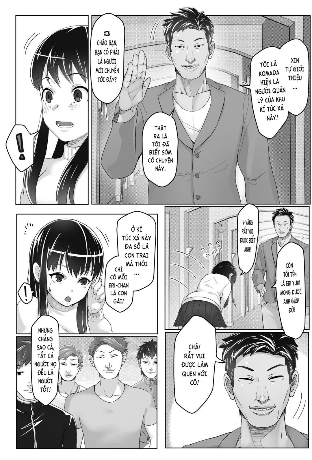 Kurokami Joukyou Shoujo to Otoko darake no Sharehouse Oneshot - Page 8