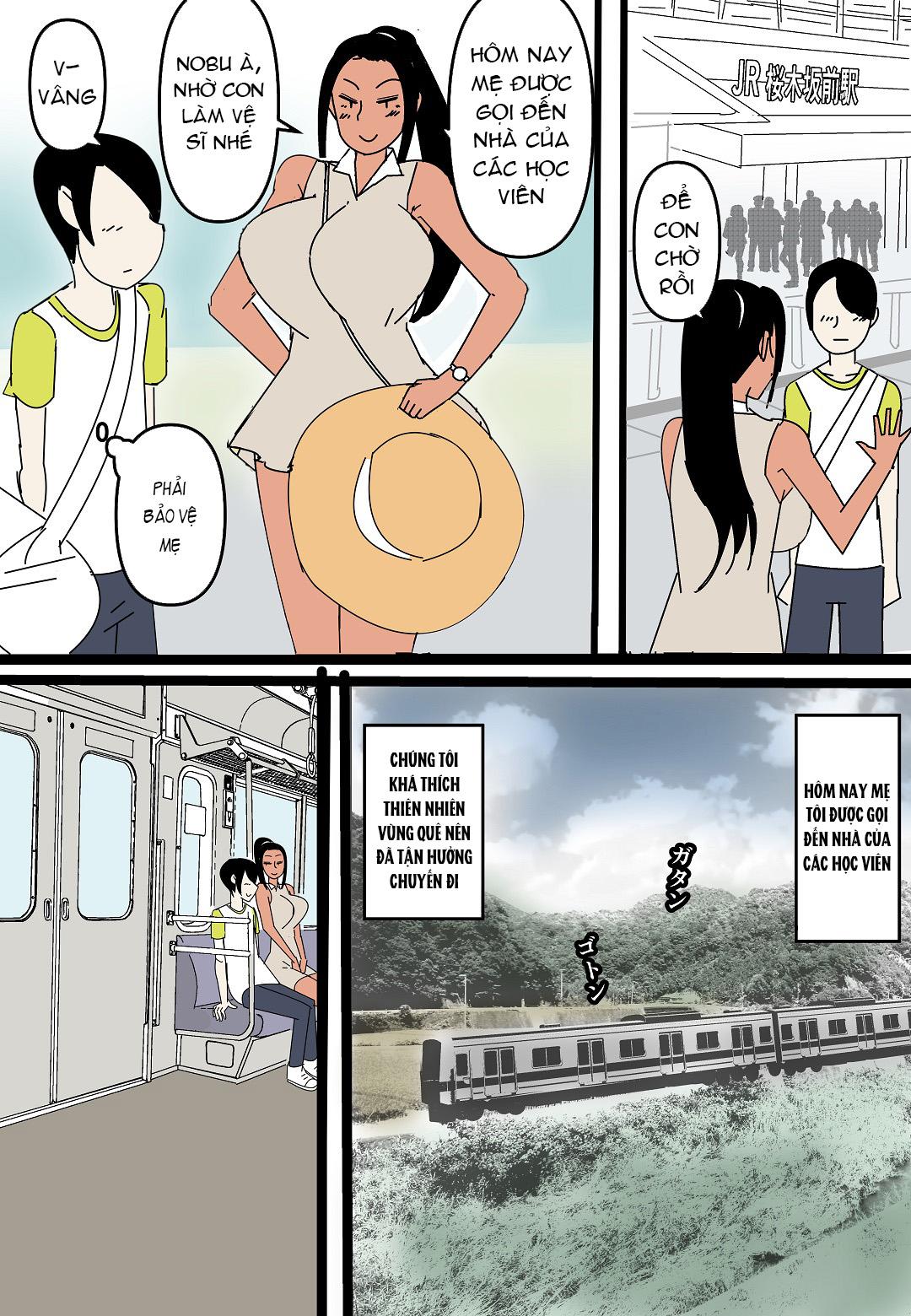 Làm ơn đừng làm gì xấu xa với mẹ tôi! Oneshot - Page 32