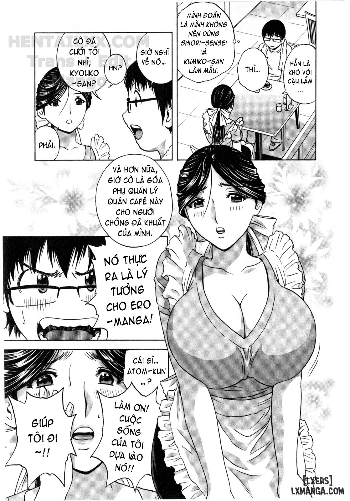 Life with Married Women Just Like a Manga Chapter 4 - Page 12