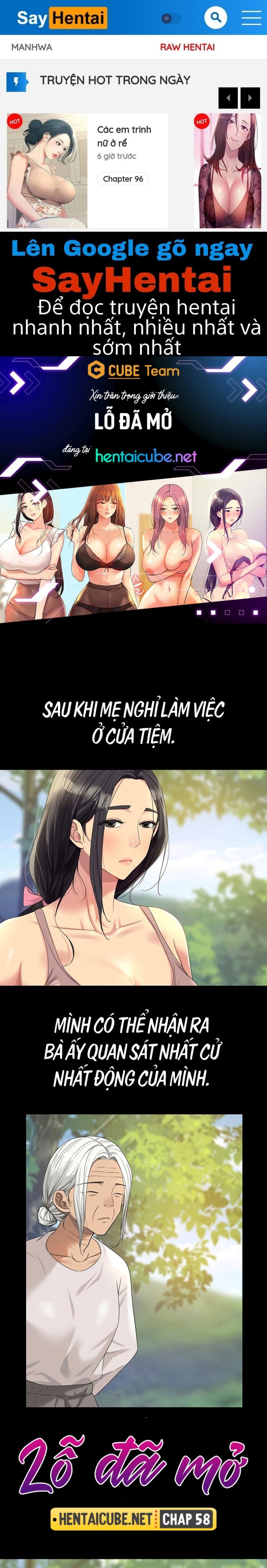 Lỗ đã mở Ch. 58 - Page 1