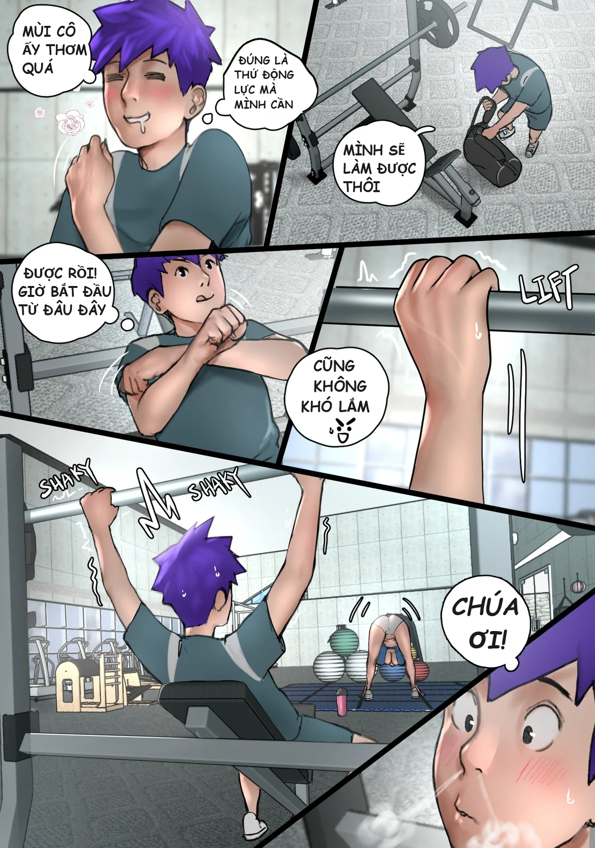 Lucy Gym Encounter Oneshot - Page 6