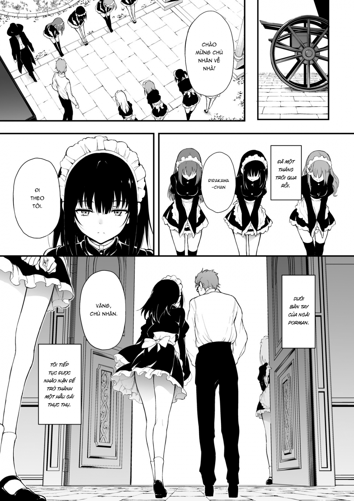 Maid Kyouiku -Botsuraku Kizoku Rurikawa Tsubaki Chapter 2 - Page 6