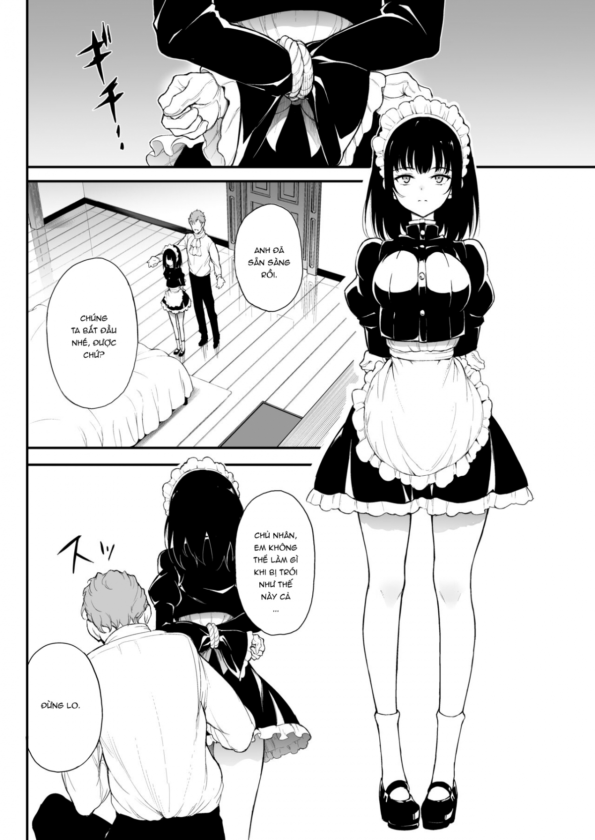 Maid Kyouiku -Botsuraku Kizoku Rurikawa Tsubaki Chapter 2 - Page 7