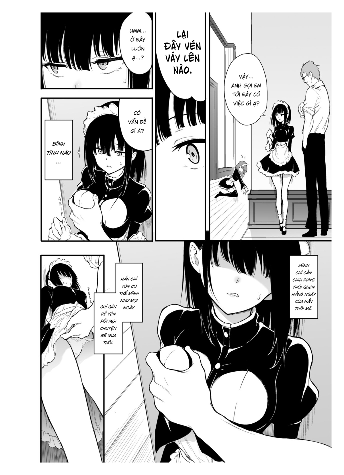 Maid Kyouiku -Botsuraku Kizoku Rurikawa Tsubaki Chapter 3 - Page 7