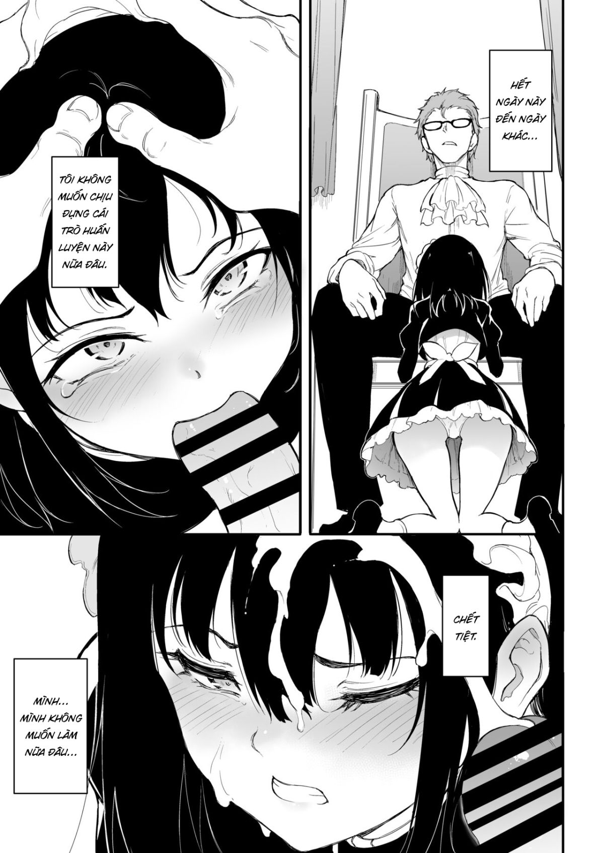 Maid Kyouiku -Botsuraku Kizoku Rurikawa Tsubaki Chapter 3 - Page 12