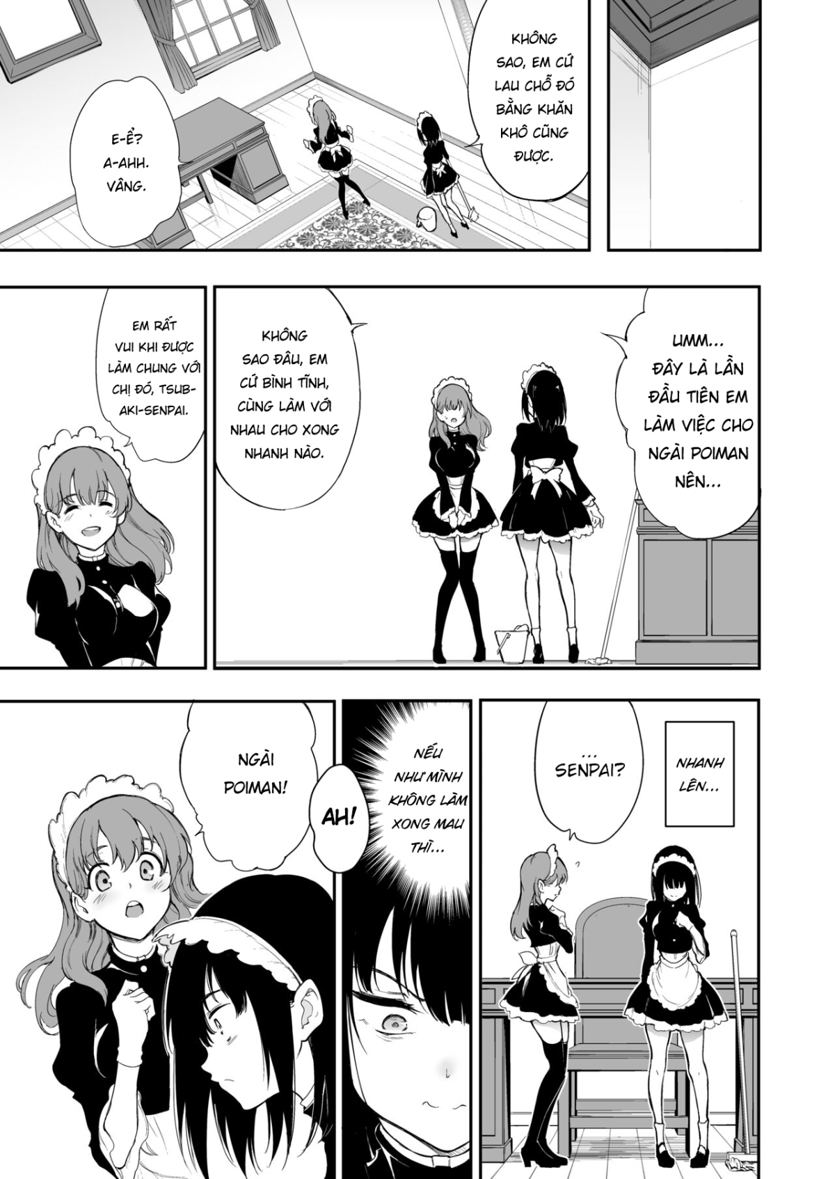 Maid Kyouiku -Botsuraku Kizoku Rurikawa Tsubaki Chapter 3 - Page 14