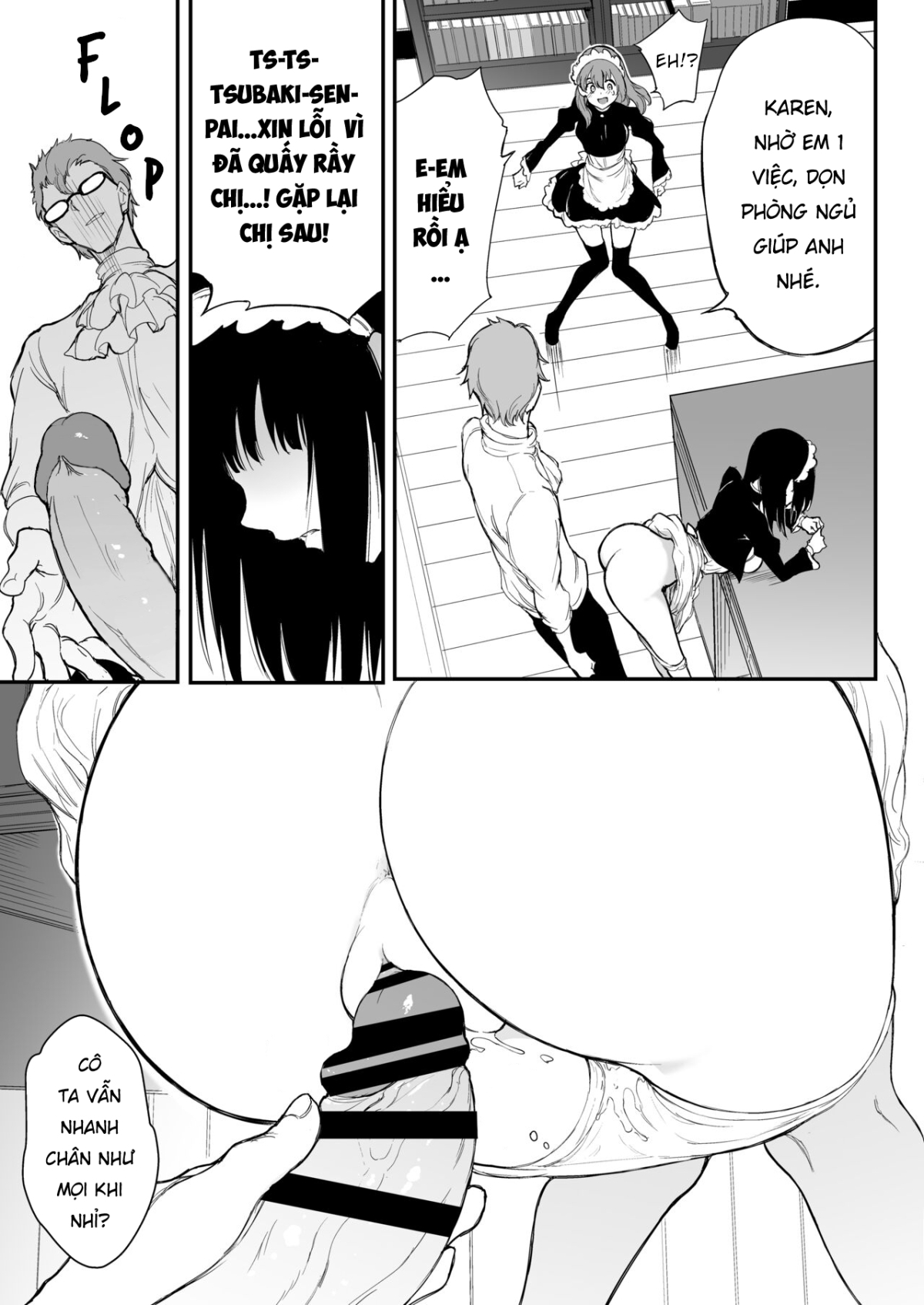 Maid Kyouiku -Botsuraku Kizoku Rurikawa Tsubaki Chapter 3 - Page 18