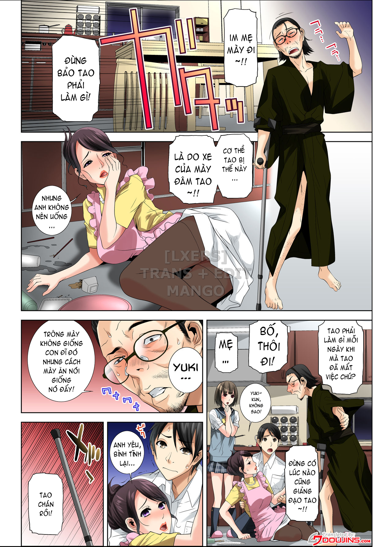 Matabiraki Haha Shimai Taisetsu a Osananajimi no Shimai wa Ore no Kuzu Oyaji ni Ana o Sasageru Oneshot - Page 2