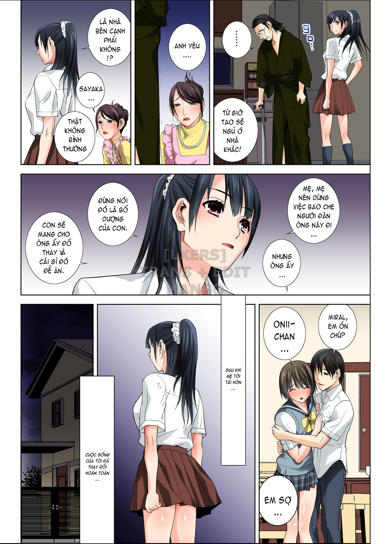 Matabiraki Haha Shimai Taisetsu a Osananajimi no Shimai wa Ore no Kuzu Oyaji ni Ana o Sasageru Oneshot - Page 4