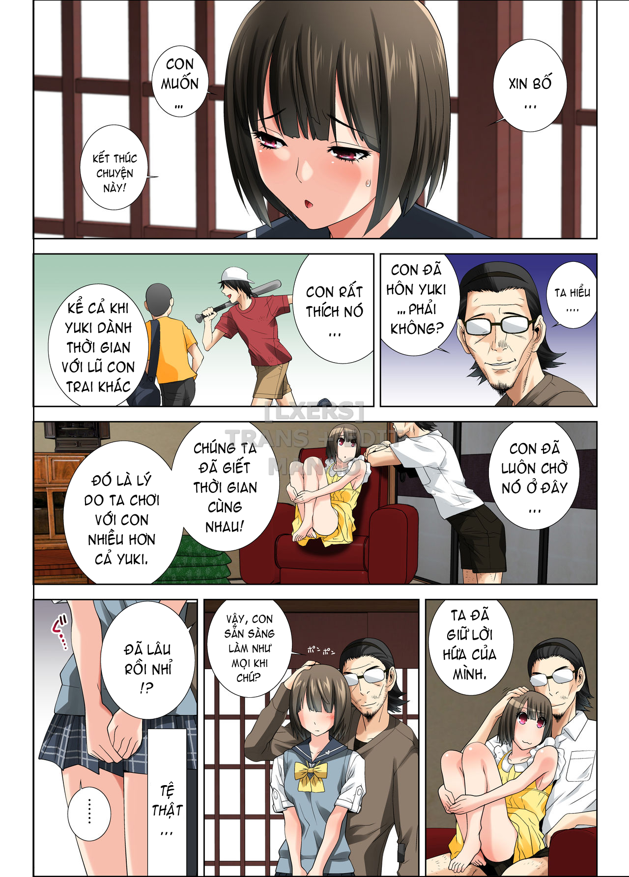 Matabiraki Haha Shimai Taisetsu a Osananajimi no Shimai wa Ore no Kuzu Oyaji ni Ana o Sasageru Oneshot - Page 19