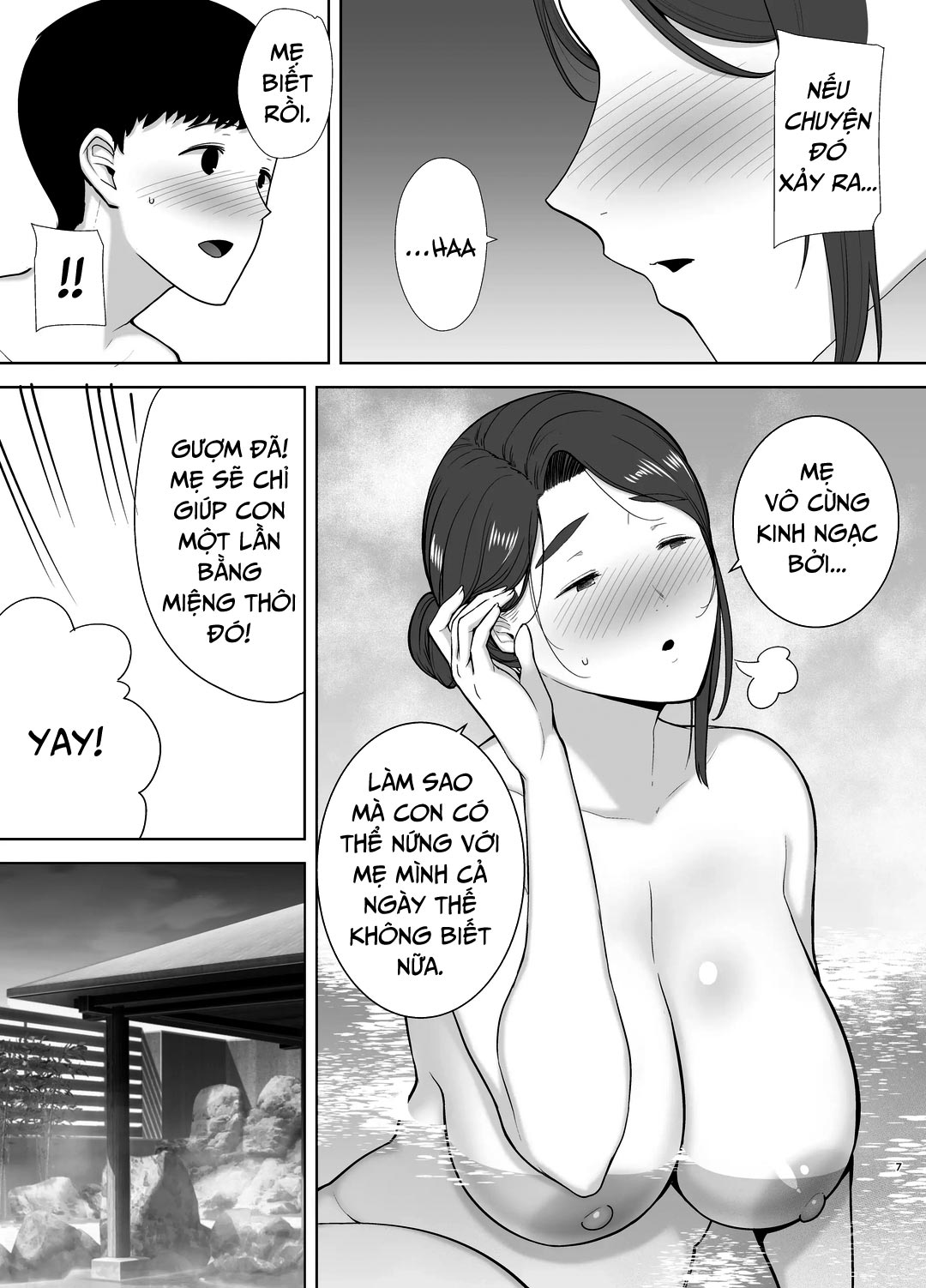 Mẹ chính là người tôi yêu! Chap 4 - Suối nước nóng - Page 7