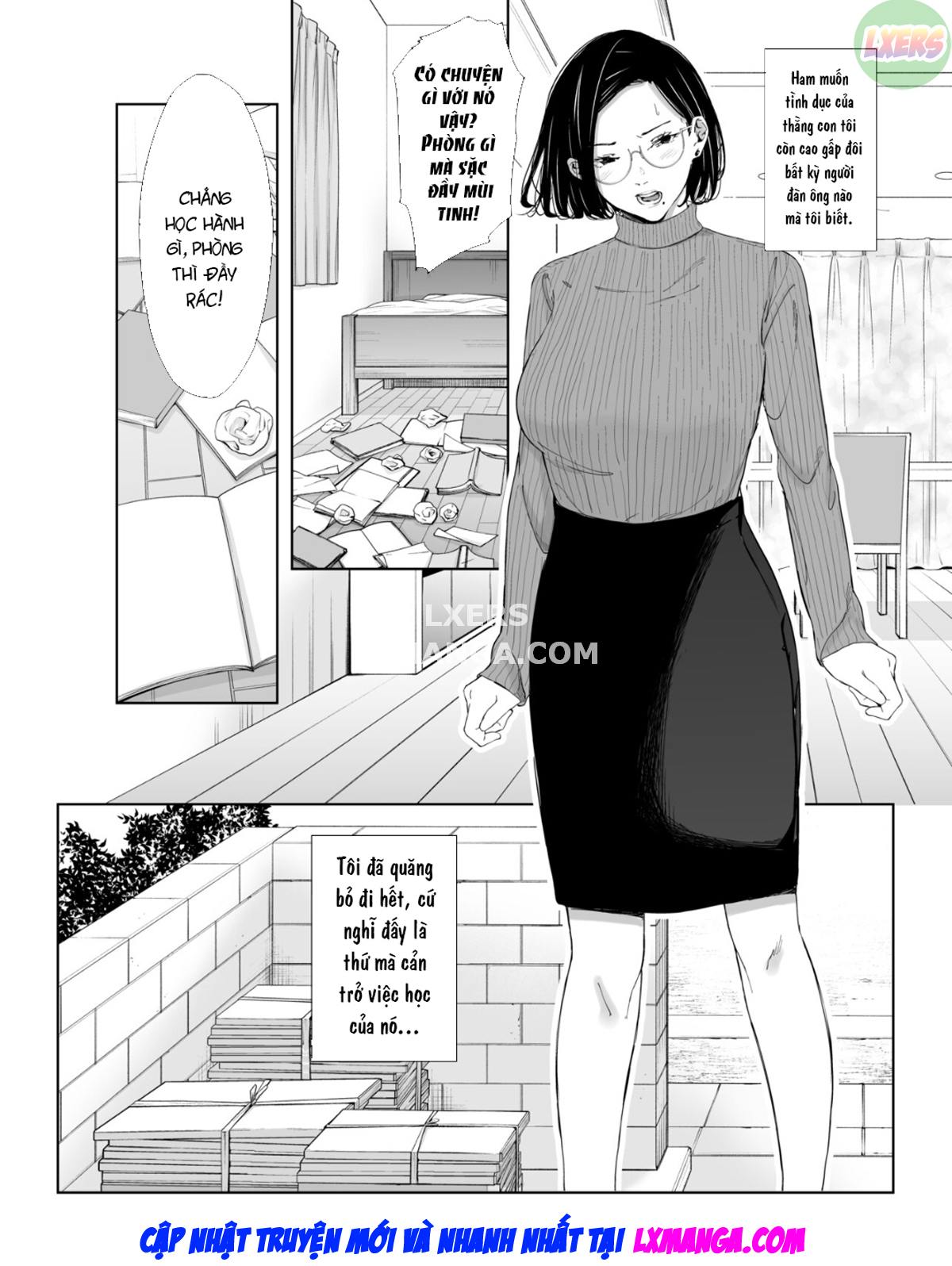 Mẹ có thể phục vụ con Oneshot - Page 3