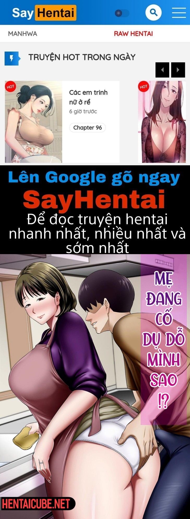 Mẹ đang cố dụ dỗ mình sao? | Okaa-san Boku no Koto Sasotterun Daro? Ch. 01 - Page 1