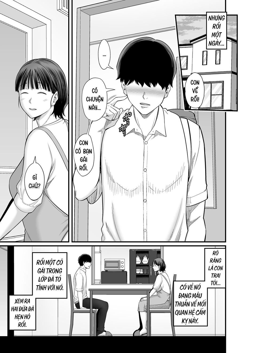 Mẹ đang cố dụ dỗ mình sao? | Okaa-san Boku no Koto Sasotterun Daro? Ch. 02 - Page 8