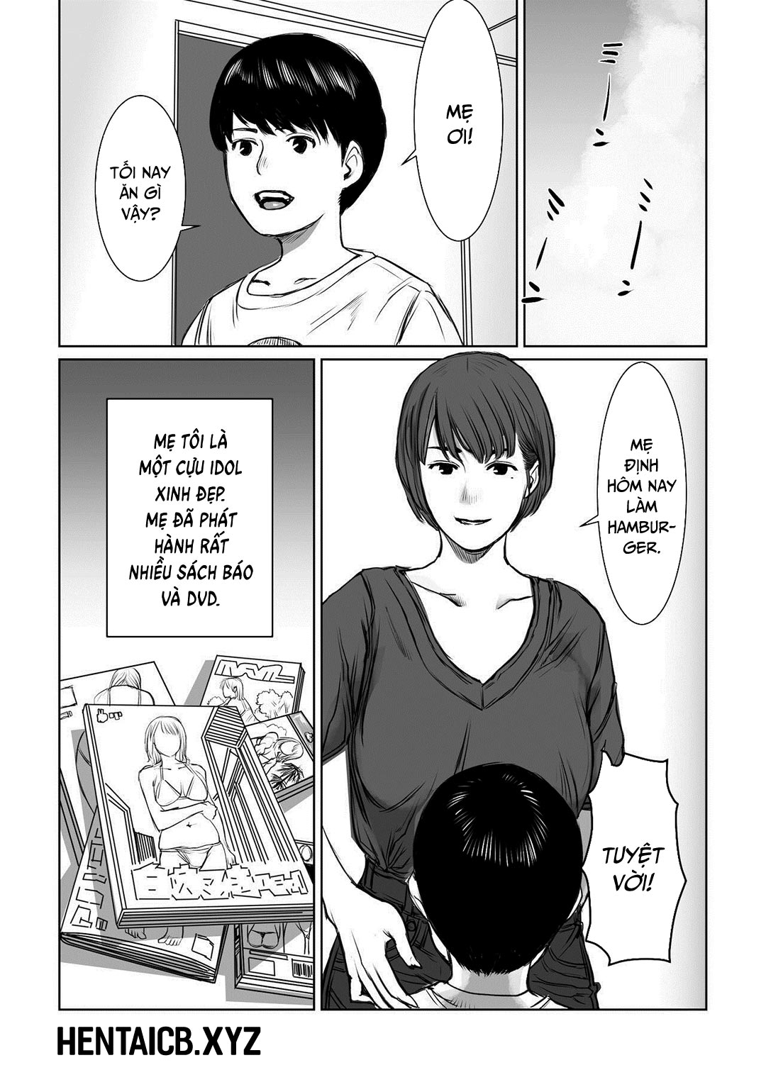 Mẹ là cựu idol, tôi không kiềm chế nổi Oneshot - Page 2