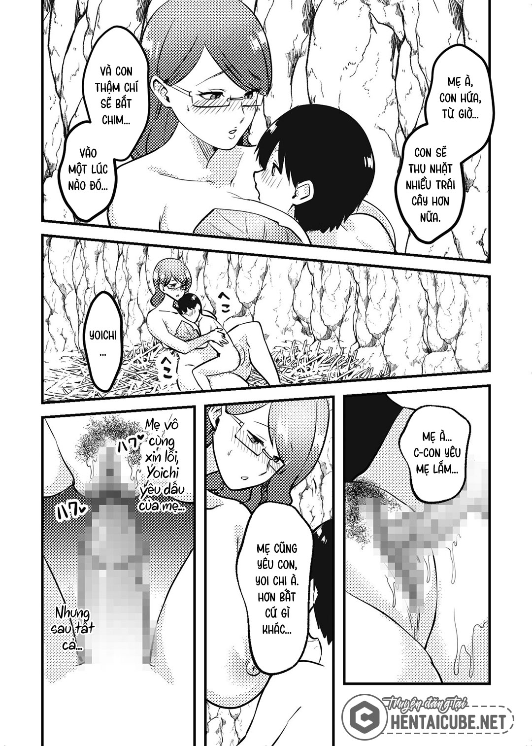 Mẹ và con trai dạt vào hoang đảo Oneshot - Page 18