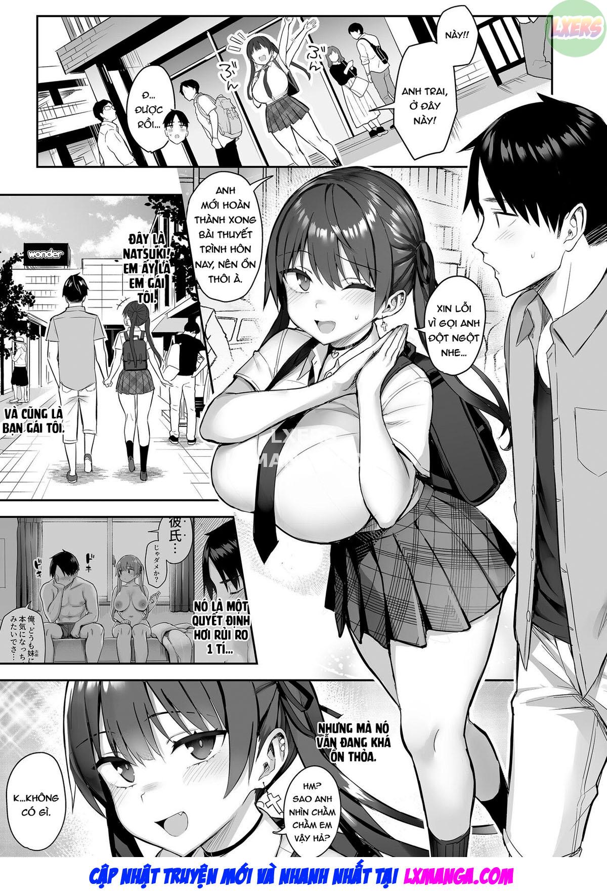 Moto InCha no Kyonyuu Yariman Imouto ga Erosugite, Onii-chan wa Mou Chapter 3 END - Page 5