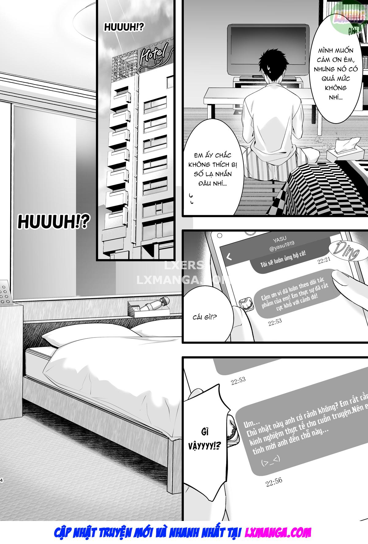 My Favorite Doujinshi Artist Invited Me to a Love Hotel Oneshot - Page 6