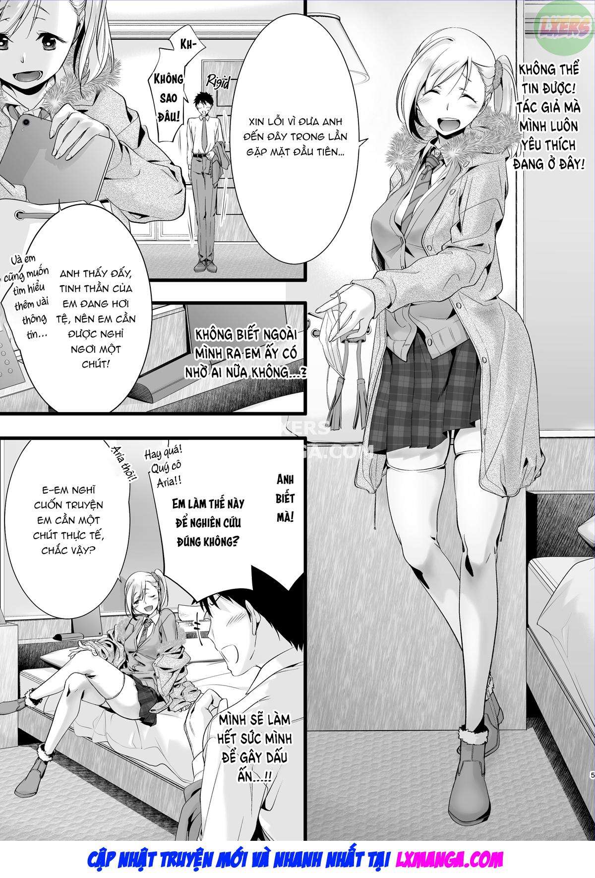 My Favorite Doujinshi Artist Invited Me to a Love Hotel Oneshot - Page 7