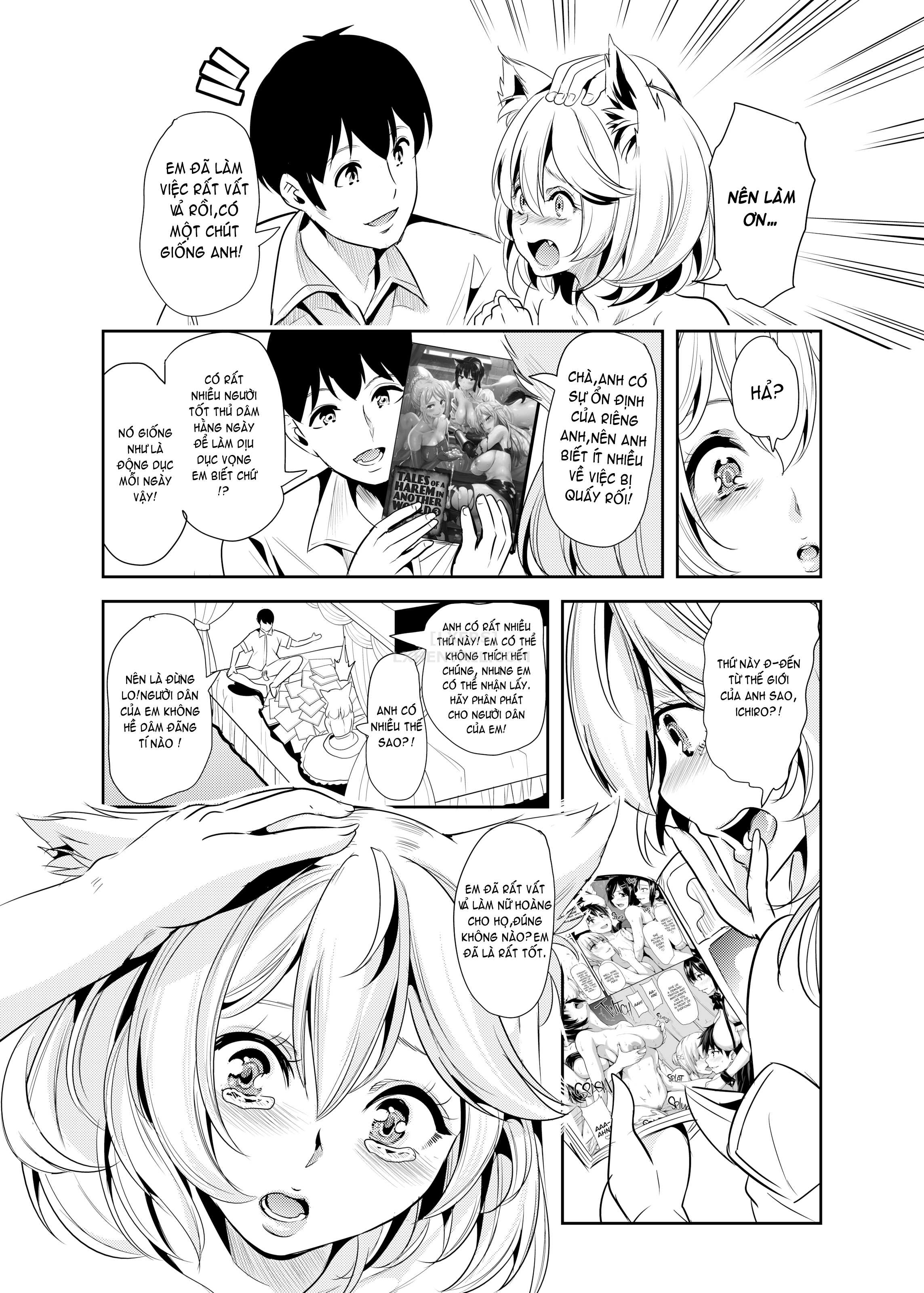 My Harem in Another World Chap 4 - Eight-Way Huge Cat Orgy! - Page 12