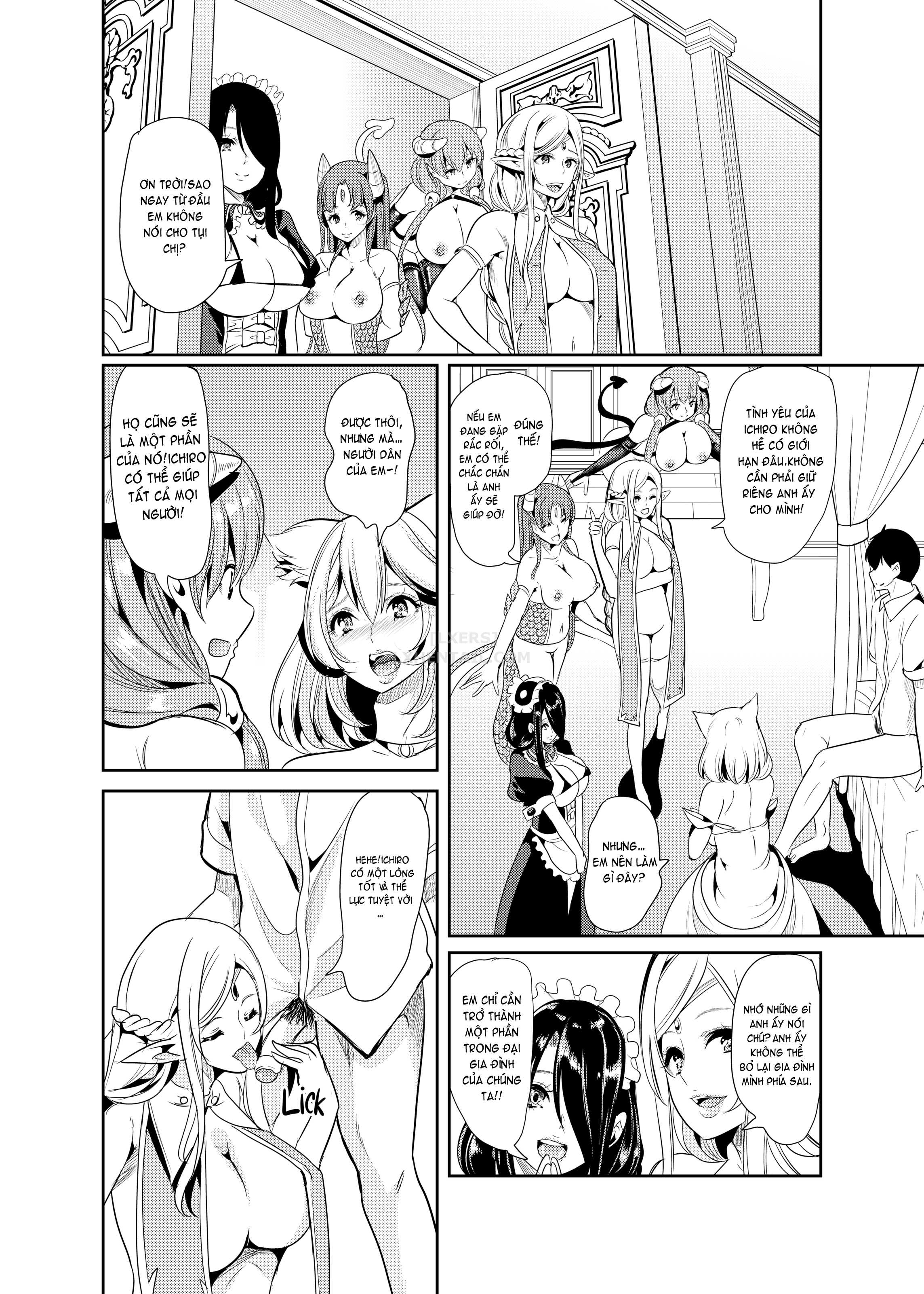 My Harem in Another World Chap 4 - Eight-Way Huge Cat Orgy! - Page 13