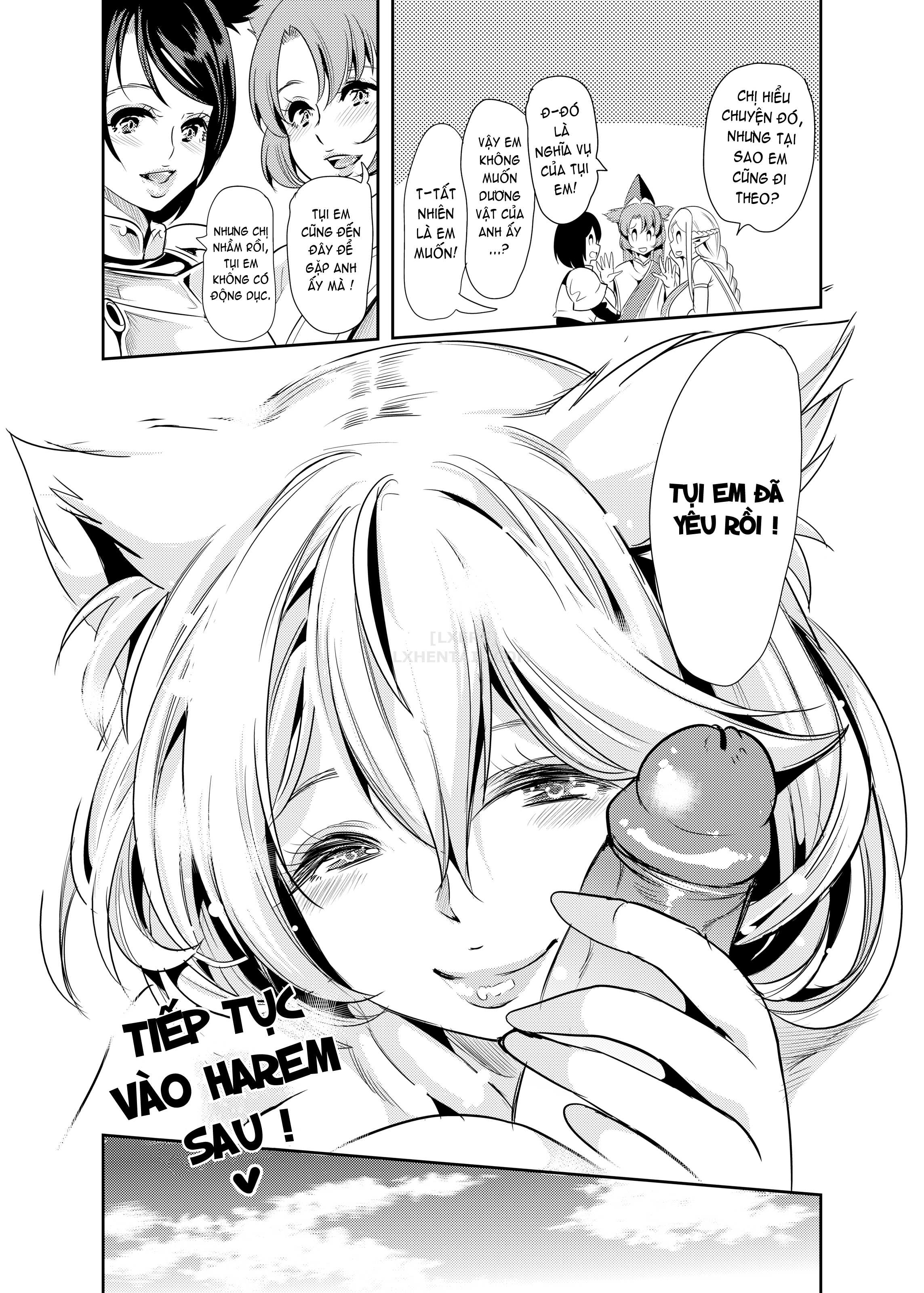 My Harem in Another World Chap 4 - Eight-Way Huge Cat Orgy! - Page 51