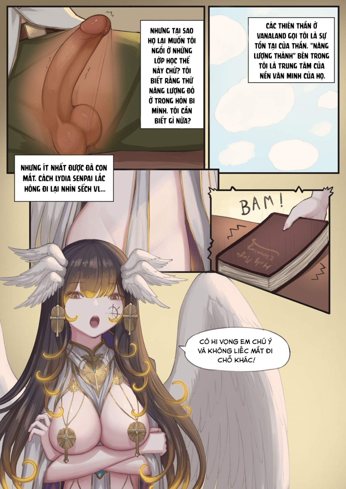 My Holy Magic Teacher Wants My Cum! Oneshot - Page 3