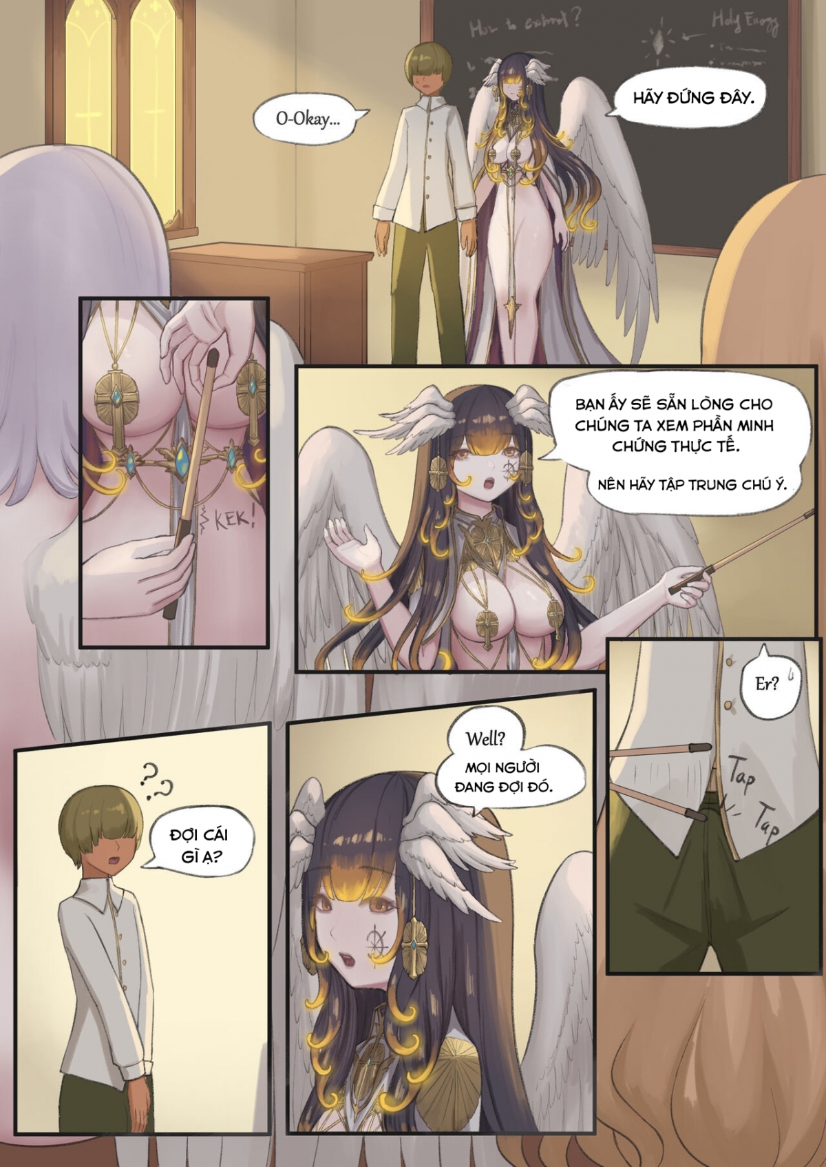 My Holy Magic Teacher Wants My Cum! Oneshot - Page 5