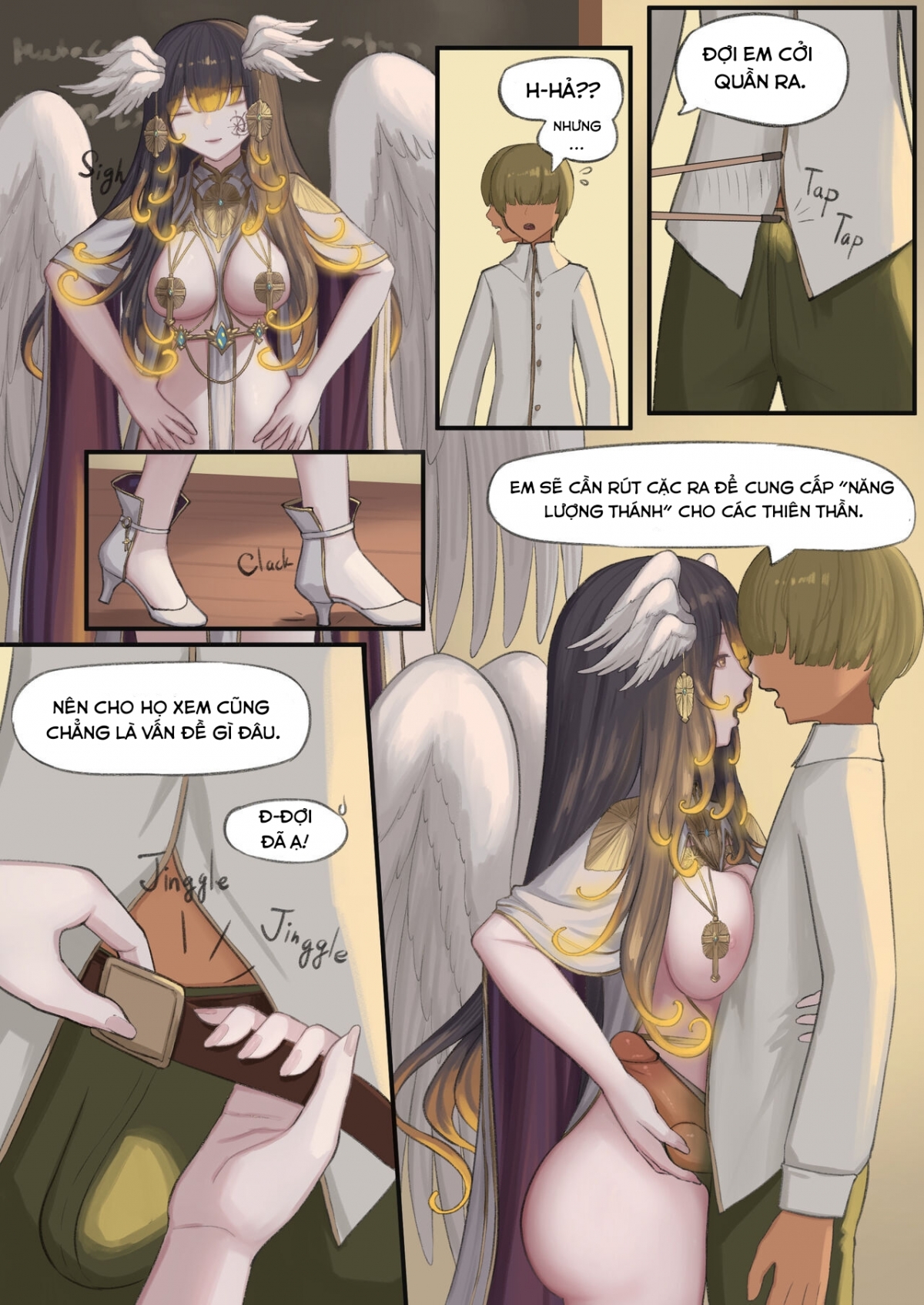 My Holy Magic Teacher Wants My Cum! Oneshot - Page 6