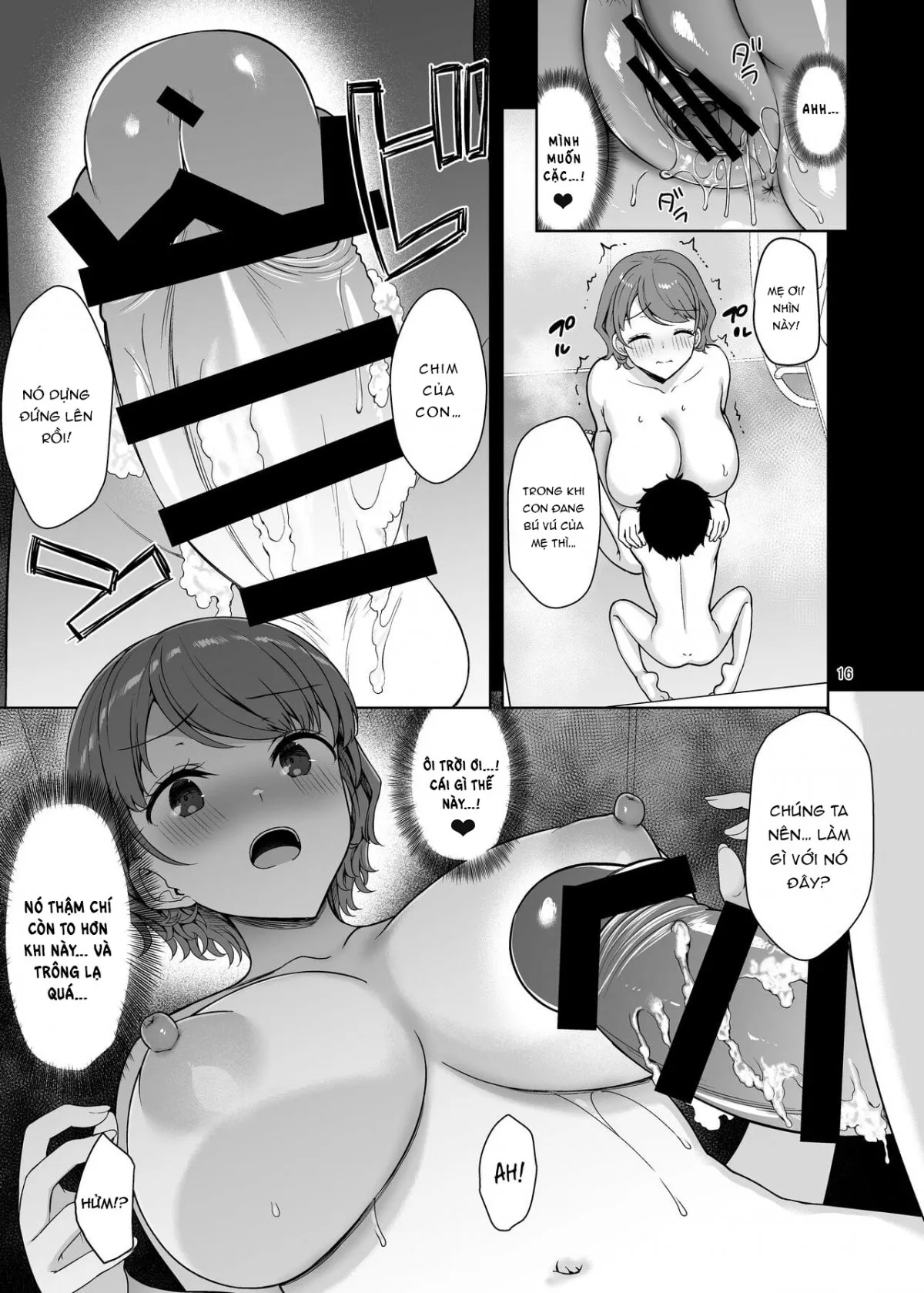 My Mom Turns Into a Slut for My Little Brother, and Him Alone Oneshot - Page 16