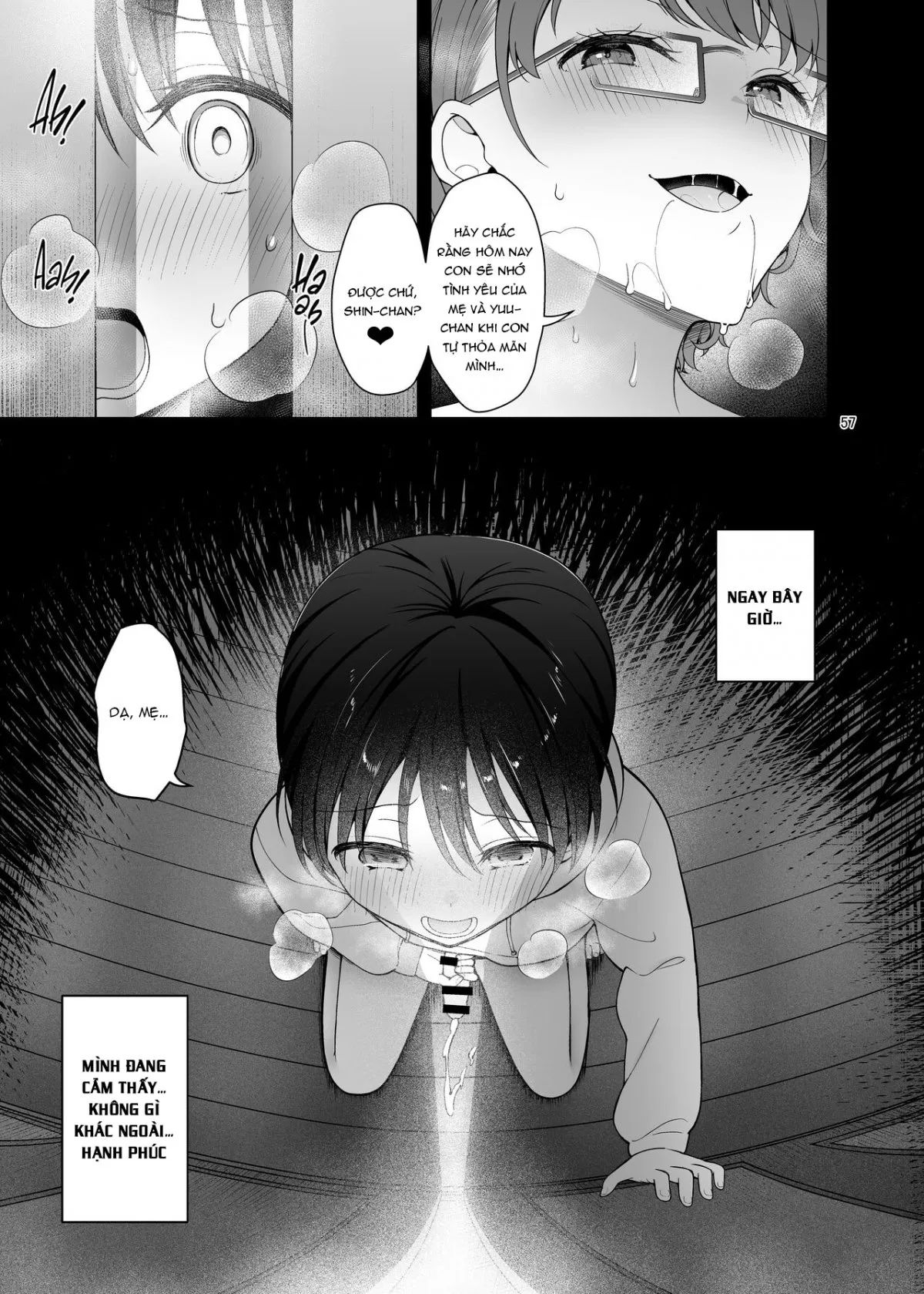 My Mom Turns Into a Slut for My Little Brother, and Him Alone Oneshot - Page 57