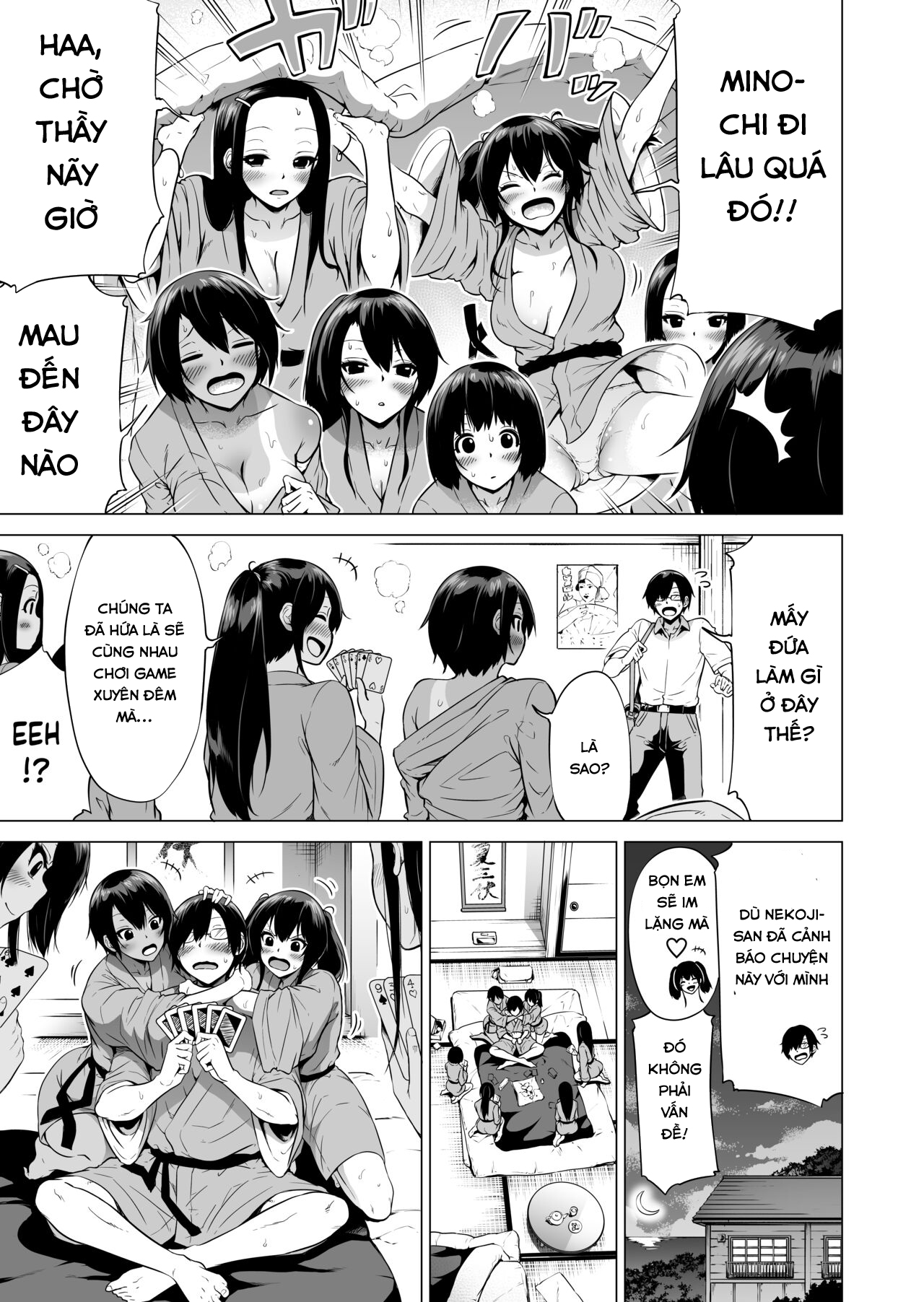 Nanaka no Rakuen ~Inaka no Gakkou de Bishoujo Harem Chap 2 ~ Washing In The Hotspring - Page 34