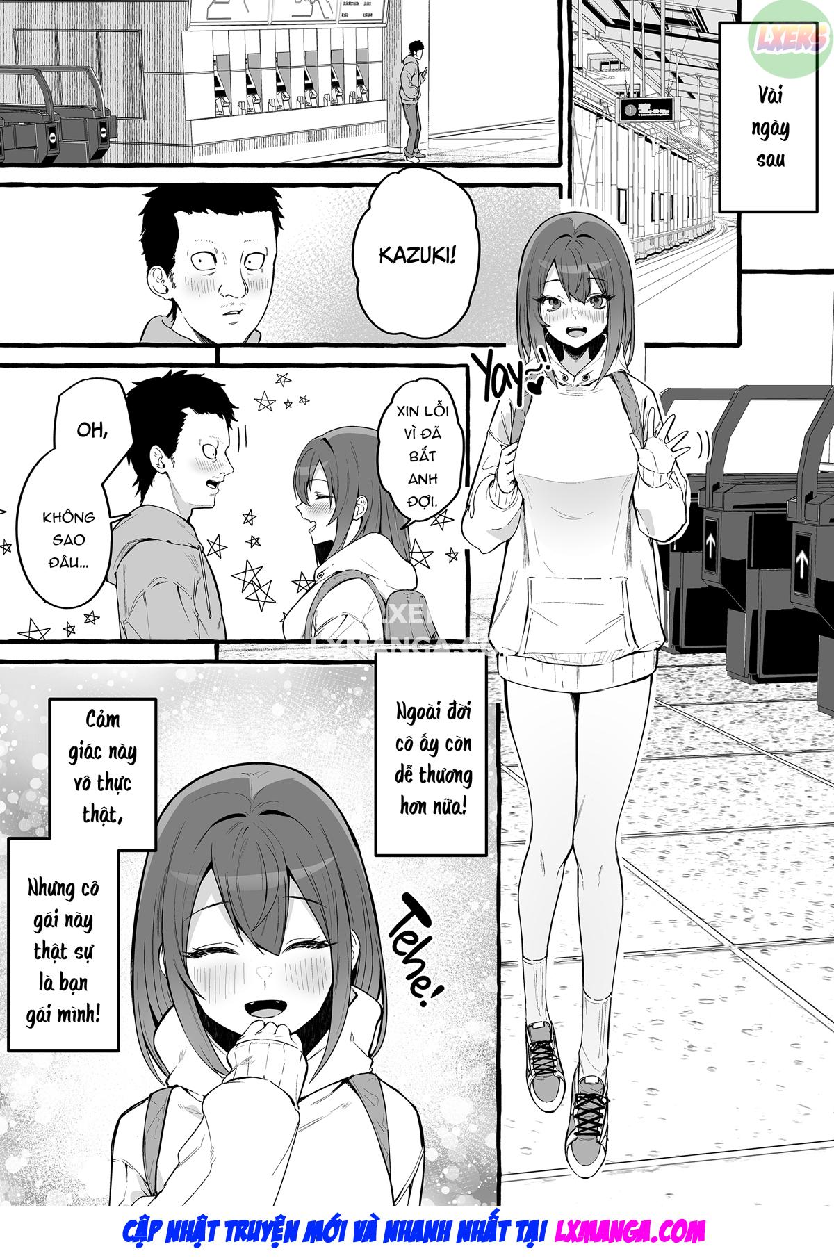 Net de Deatta Kyonyu Kanojo to Attara Shiboritoraremakutta Hanashi. Oneshot - Page 18