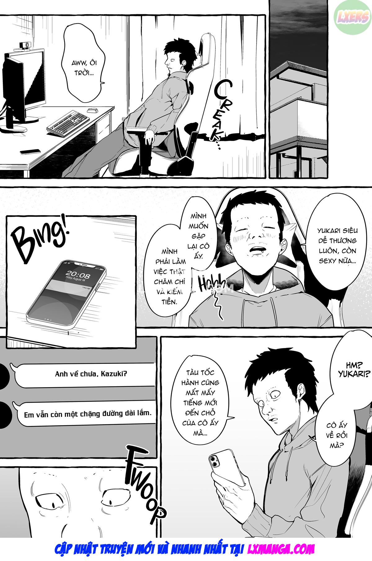 Net de Deatta Kyonyu Kanojo to Attara Shiboritoraremakutta Hanashi. Oneshot - Page 59