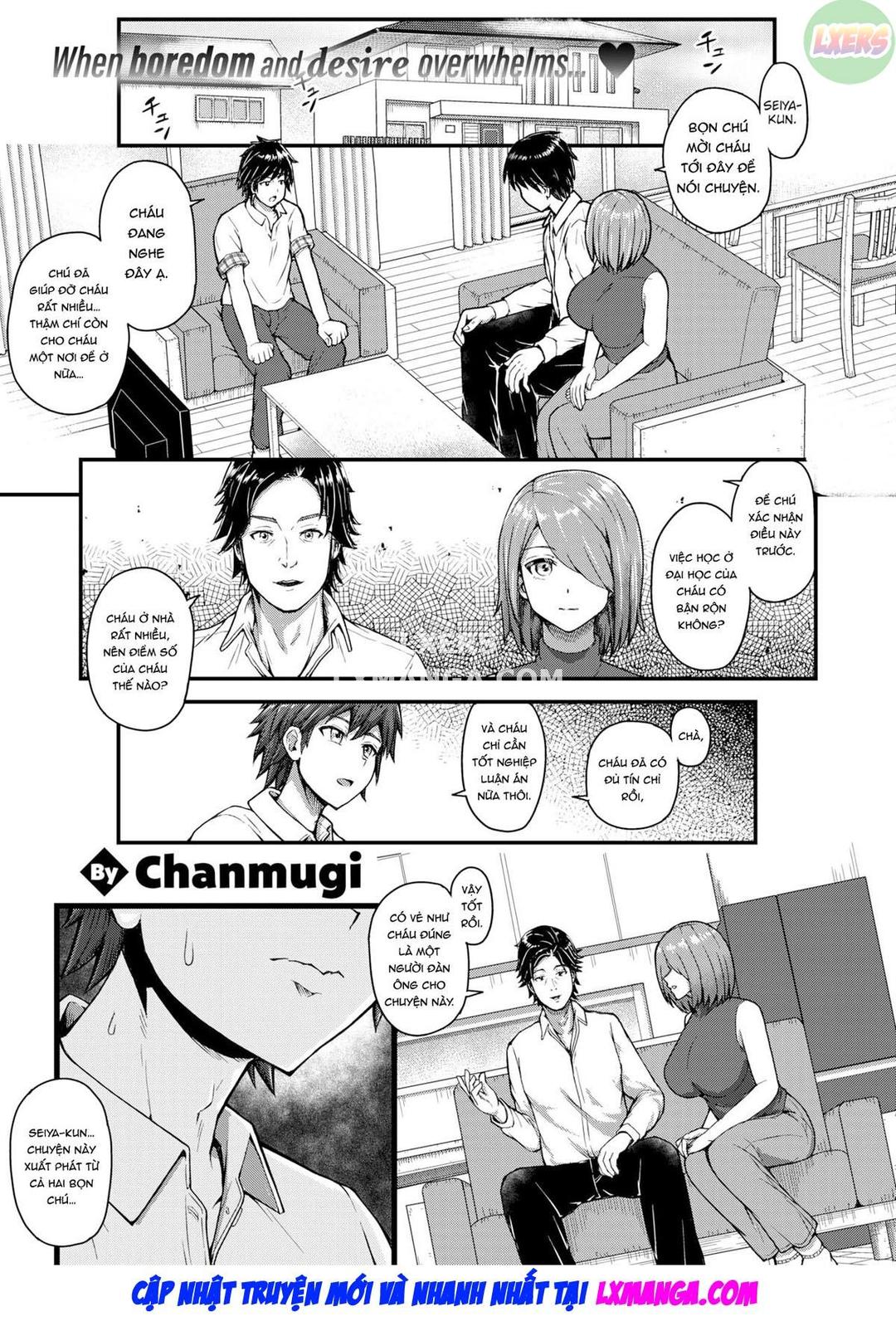 Nhờ cháu ngủ với vợ chú Oneshot - Page 2