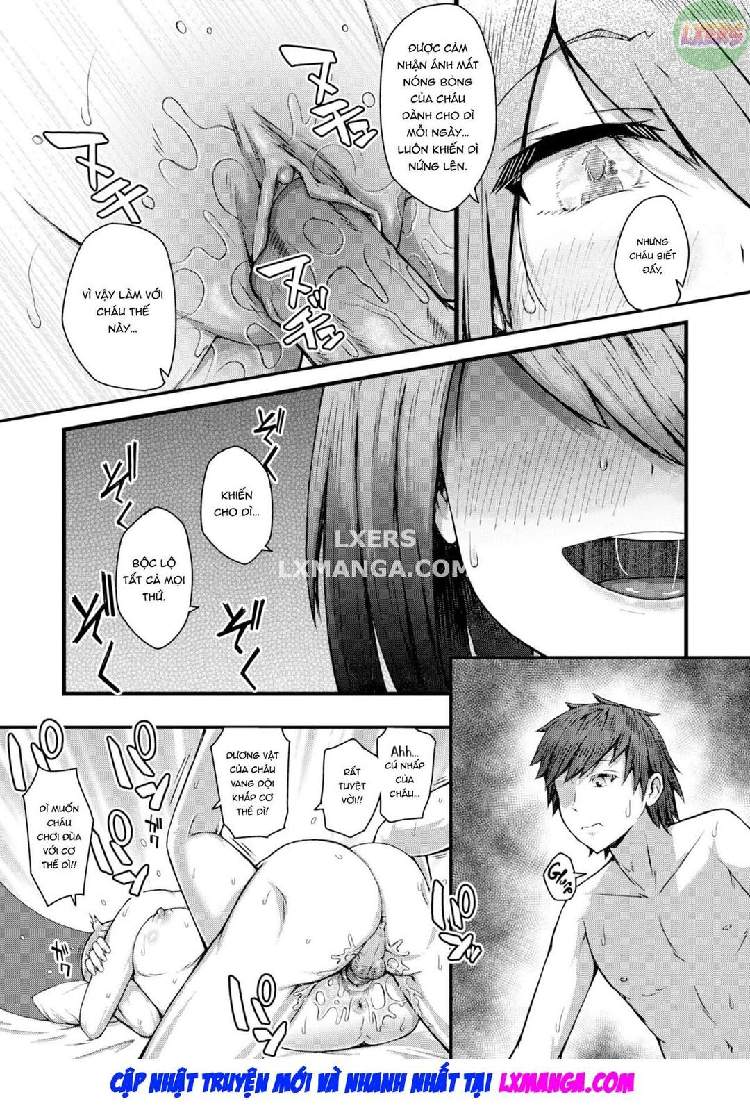 Nhờ cháu ngủ với vợ chú Oneshot - Page 20