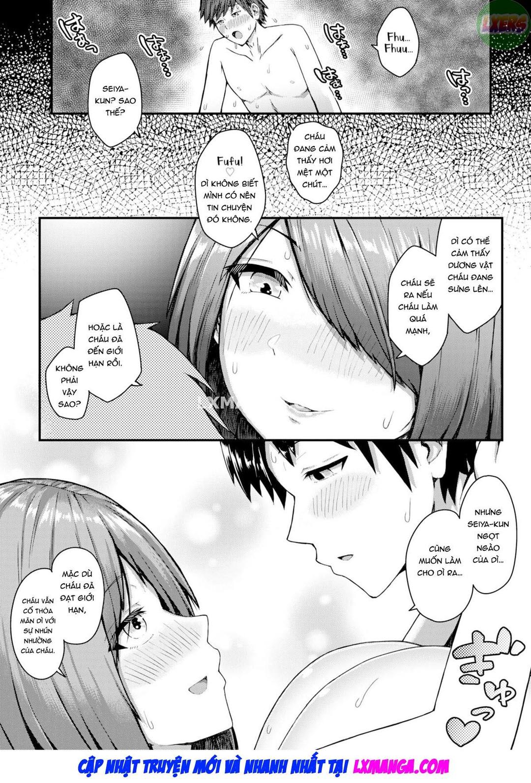 Nhờ cháu ngủ với vợ chú Oneshot - Page 23