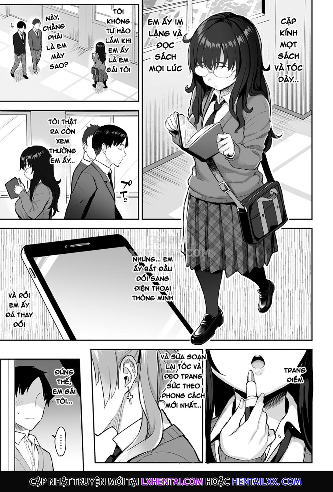 Nhỏ em gái trở thành một kẻ dâm đãng vú bự, nên tôi… Chap 01 - Page 5