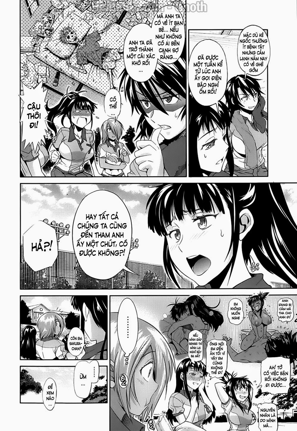 Những cô nàng ở clb bóng vợt + Sau 2 năm Chapter 3 - Page 9