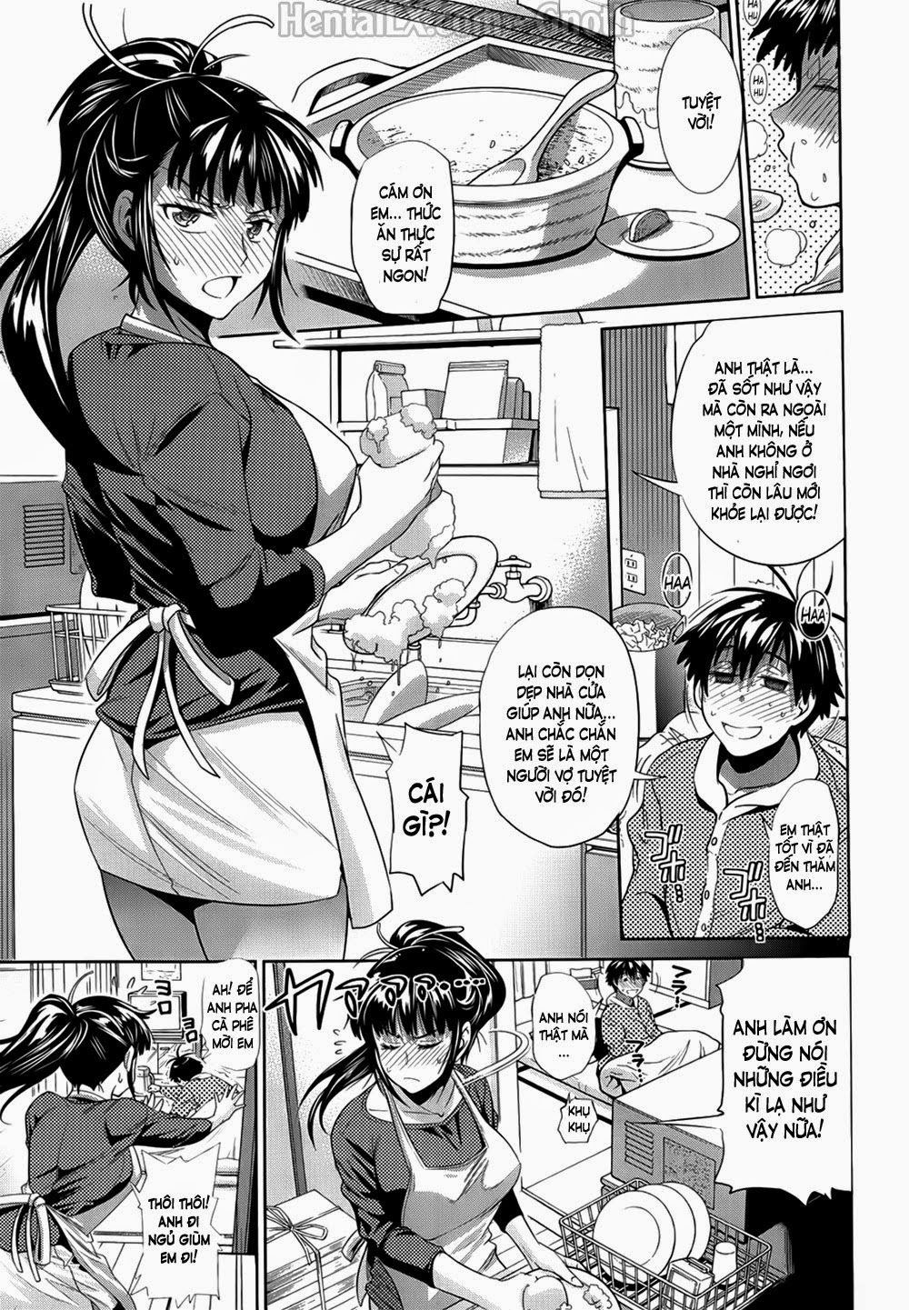 Những cô nàng ở clb bóng vợt + Sau 2 năm Chapter 3 - Page 14