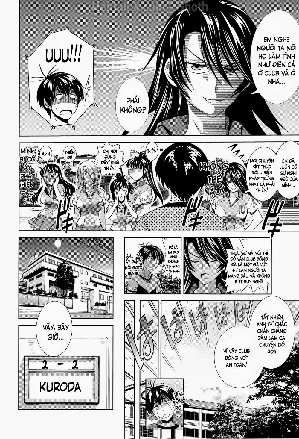 Những cô nàng ở clb bóng vợt + Sau 2 năm Chapter 5 - Page 3