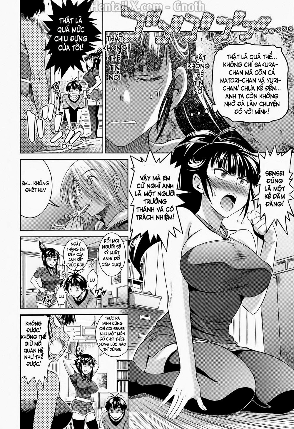 Những cô nàng ở clb bóng vợt + Sau 2 năm Chapter 5 - Page 7