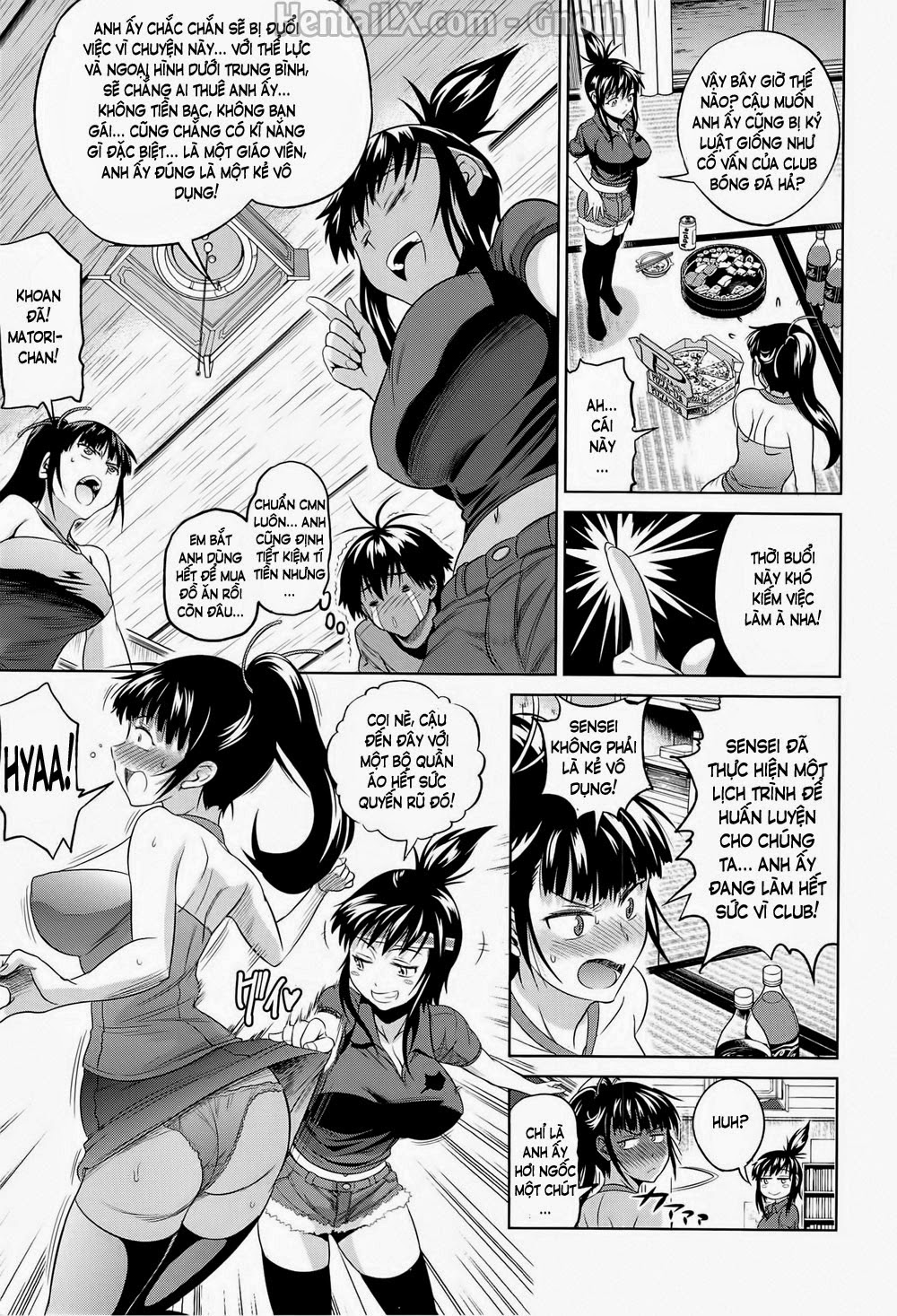 Những cô nàng ở clb bóng vợt + Sau 2 năm Chapter 5 - Page 8