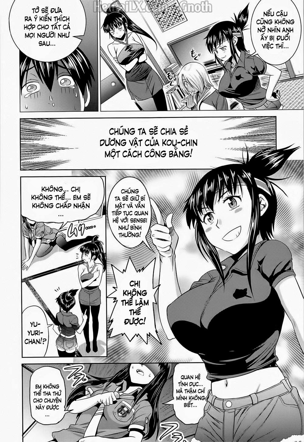 Những cô nàng ở clb bóng vợt + Sau 2 năm Chapter 5 - Page 9