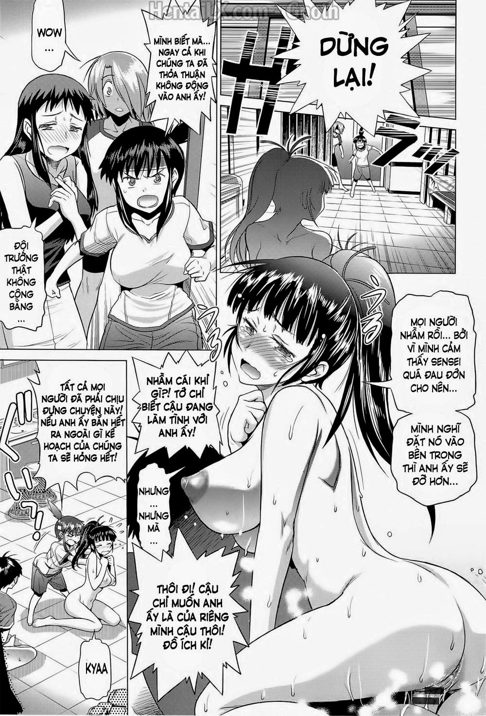 Những cô nàng ở clb bóng vợt + Sau 2 năm Chapter 6 - Page 10