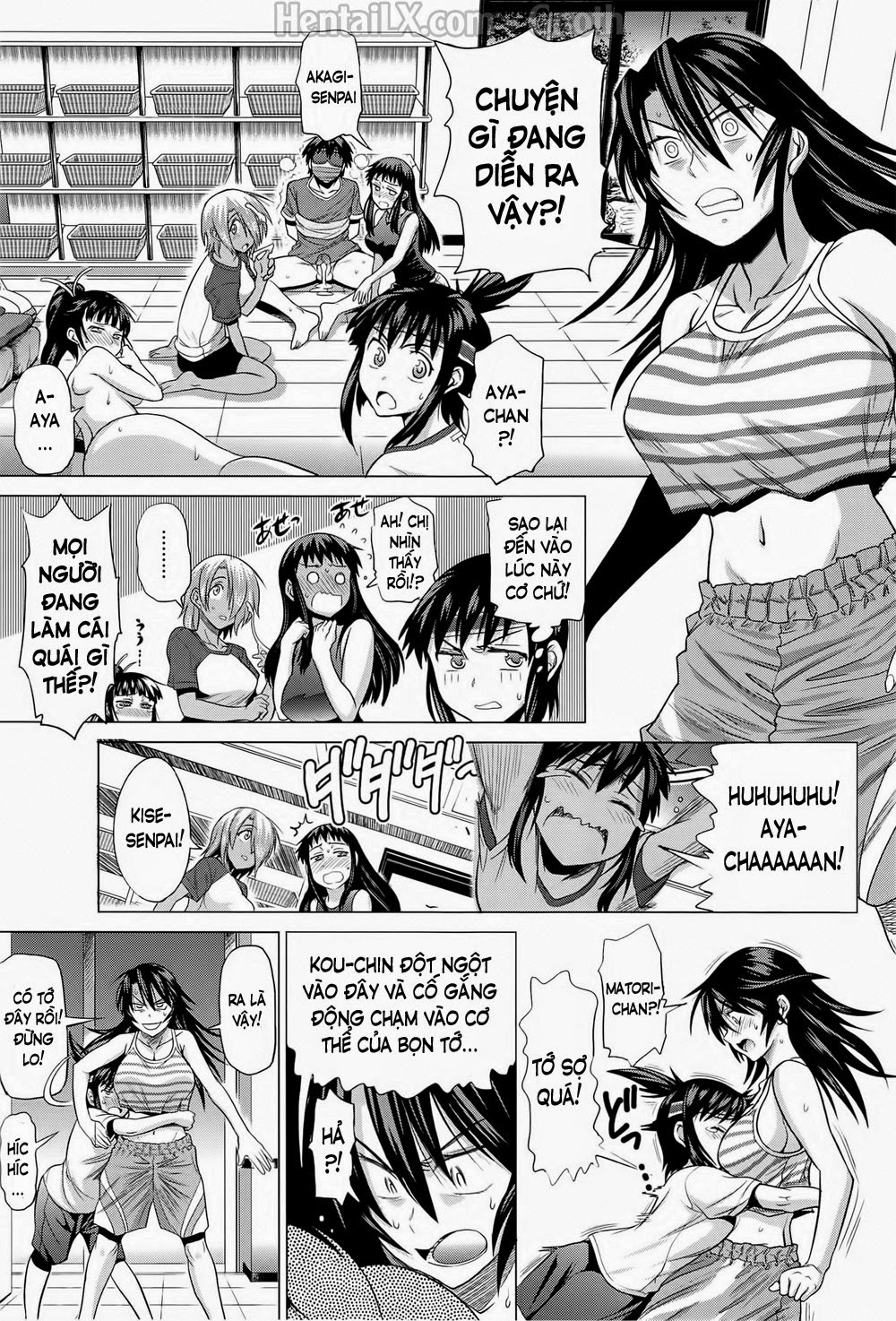 Những cô nàng ở clb bóng vợt + Sau 2 năm Chapter 6 - Page 12